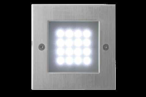 ZAHRADNÍ GARDEN GARTENBELEUCHTUNG VESTAVNÁ RECESSED EINBAULEUCHTEN ~50Hz IP54 LED 30 000 80% H05RN-F 3x1,0mm 2 INDEX LED ANTICORRO CZ Moderní vestavná LED svítidla hranatého tvaru pro