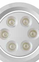 Svítidla jsou opatřena masívním AL chladičem, který zaručuje až dvojnásobnou životnost oproti LED světelným zdrojům v běžných podhledech. Další předností je moderní design a vysoký světelný výkon.