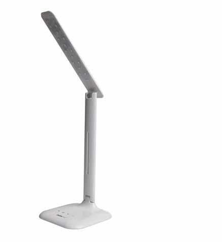 BYTOVÁ RESIDENTIAL WOHNBELEUCHTUNG STOLNÍ LAMPY TABLE LAMPS TISCHLEUCHTEN ~50Hz 6W IP20 LED 120 30 000 80% >15 000x START 95% <2s 1,5m ROBIN PN15300007 [] LED 6W IP20 200lm PN15300006 [] LED 6W IP20