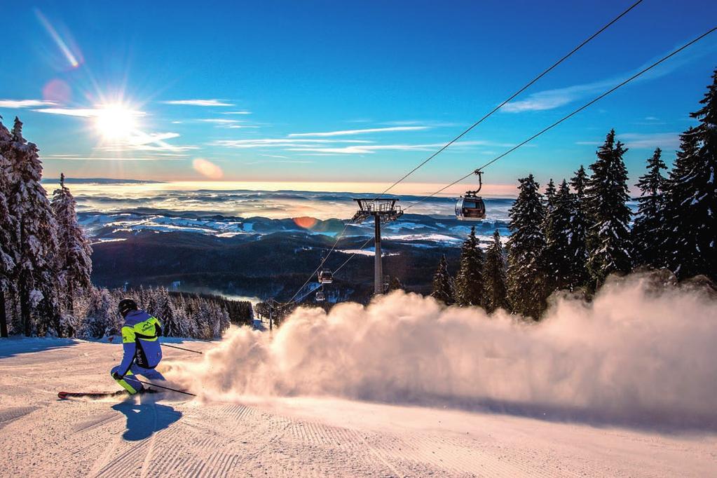 Krkonoše jsou lyžařský a běžecký ráj Přijměte pozvání do zimních Krkonoš.