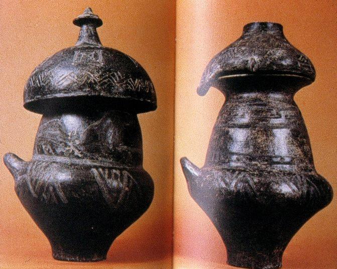 Villanovan biconical cremation urns 8th century B.C.