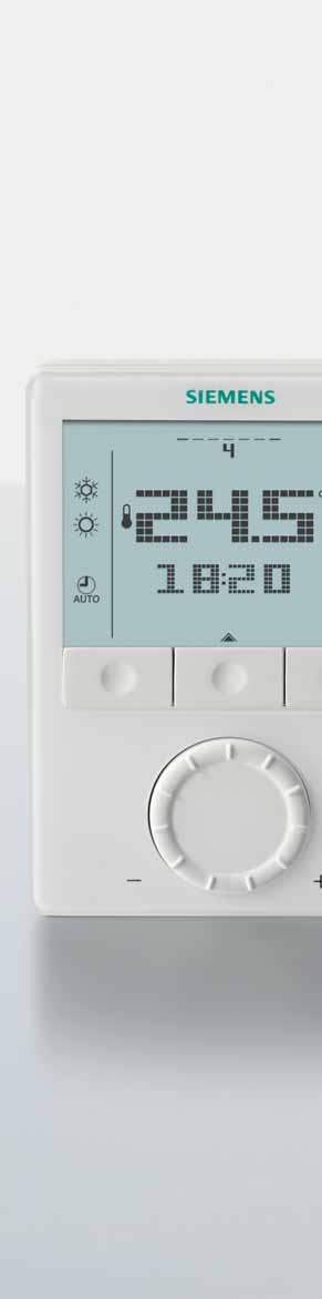 Izbové termostaty RDG/RDF Aplikačná