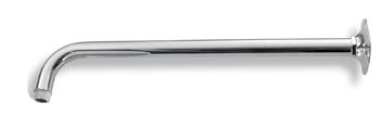 RAM150 Rameno pevné sprchy Fixed Shower Arm Трубчатый держатель для верхнего душа S krytkou, délka 150 mm. With cover, length 150 mm. С крышкой, длина 150 мм.