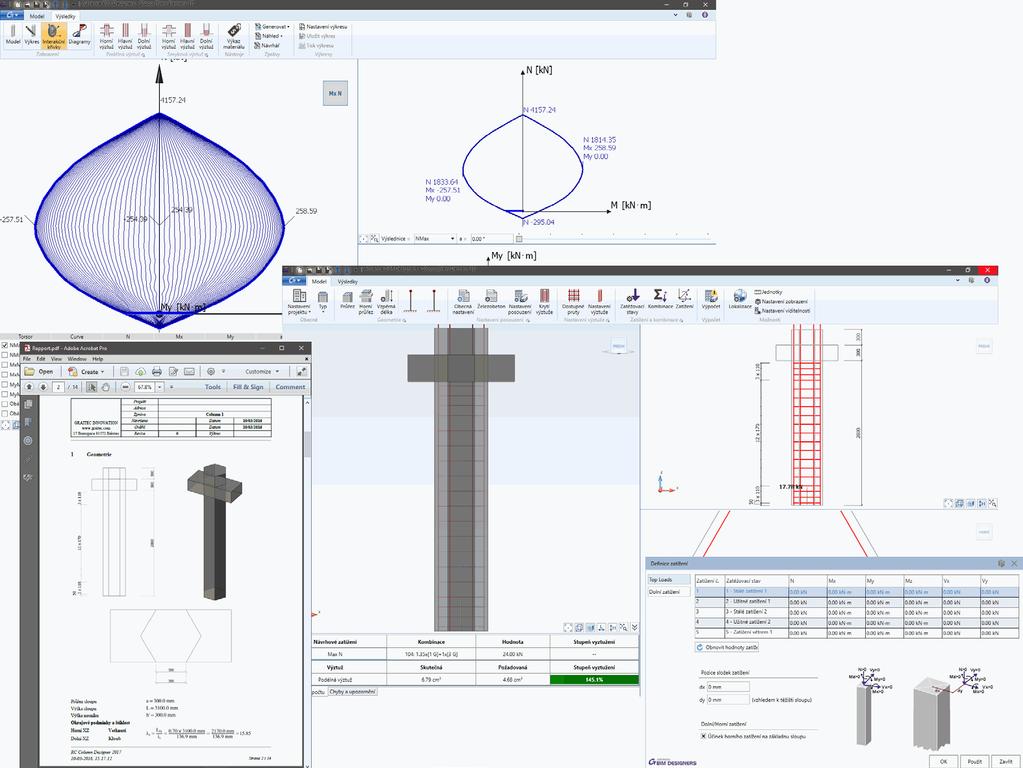 Reinforced Concrete Column Designer 2017 R2 Po definici geometrie