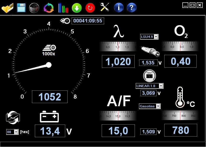 Aplikace LAMBDA control vizualizační software Vizualizace se provádí prostřednictvím osobního počítače z PC aplikace LAMBDA control. Aplikace pracuje pod operačním systémem Windows XP a vyšší.