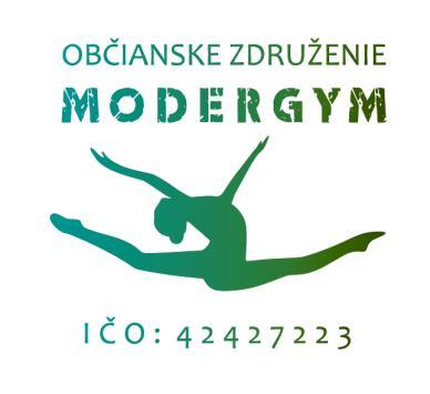 domovských súťaží Vianočná Nitra, Pribinov pohár a MODERGYM CUP - náčinie a iné materiálne zabezpečenie koberce,