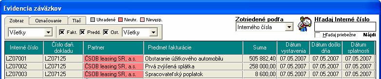 Zaevidujte a zaúčtujte účtovné prípady súvisiace s obstaraním automobilu do evidencie záväzkov a peňažného denníka.