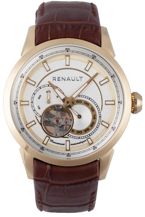 > 77 11 781 076 189 Chronografické hodinky Renault Sport Puzdro ciferníku z nerezovej ocele, silikónový pásik. Klasické zapínanie. Chronograficky strojček Quartz, minerálne sklo.