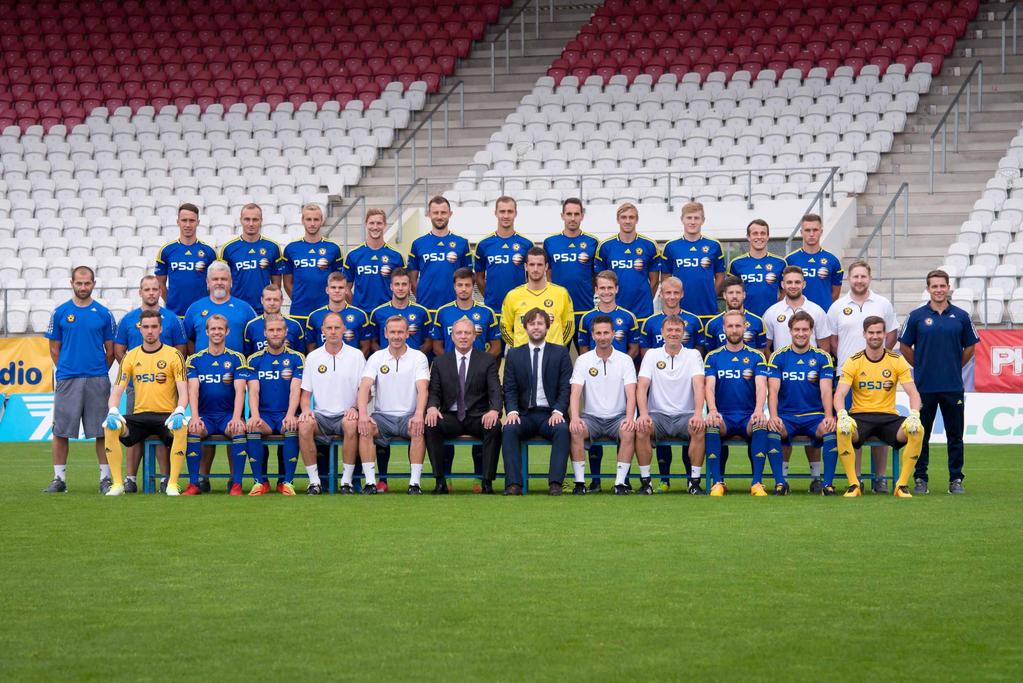 První tým FC Vysočina - FCV - HET liga, ročník 2017/2018 Horní řada zleva: Davis Ikaunieks, Pavel Dvořák, Lukáš Kryštůfek, Petr Hronek, Jiří Krejčí, Jiří Klíma, Lukáš Zoubele, Milan Mišůn, David