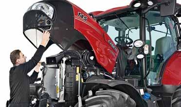 Provoz traktorů CASE IH Maxxum je snazší, díky jednoduché a rychlé denní kontrole. Proveďte rychlou kontrolu a pusťte se do práce!