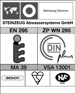 C/1 Kameninové trouby vlastnosti 1. Značení výrobků 1.1 Vyraženo na dříku trouby Kanalizační kameninové trouby a tvarovky podléhají pravidlům pro označování výrobků vyplývajícím z EN 295-1.