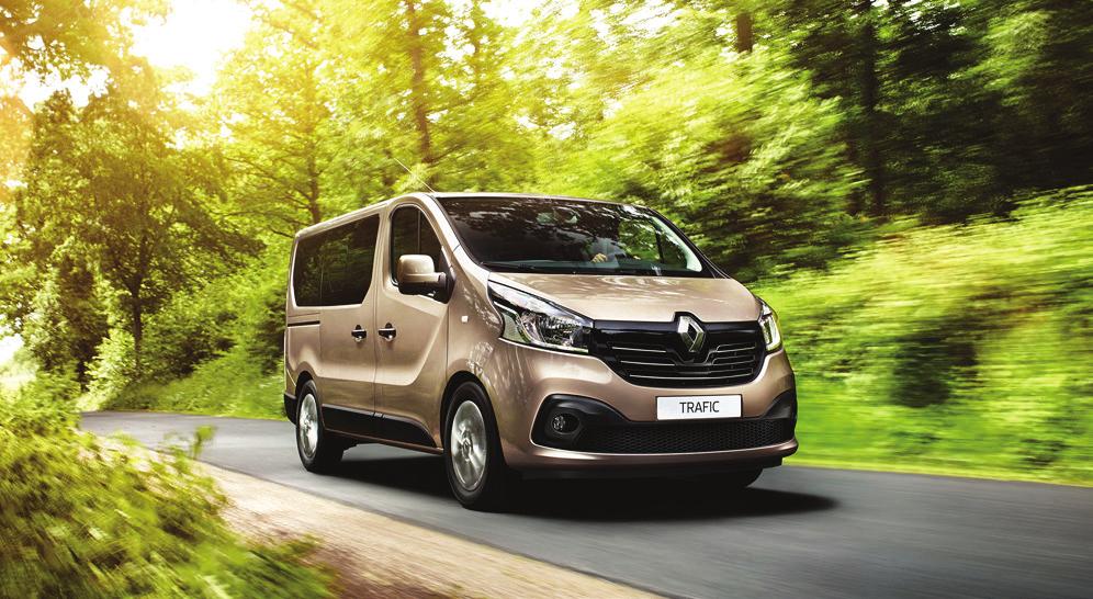 Renault TRAFIC Passenger TRAFIC PASSENGER Euro6 VERZE CELKOVÁ HMOTNOST MOTORIZACE COOL L1H1 L2H1 2,7 t 2,9 t 2,9 t COMBI VAN COOL (6 MÍST) Energy 1,6 dci 95 677 900 647 900 Energy 1,6 dci 125 728 900