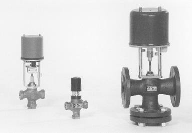 RV 0 E RV 0 E Regulační ventil 5 -, PN 6 s elektrmechanickými phny Ppis Regulační ventily řady RV 0 jsu dvucestné neb trjcestné armatury se závitvým připjením. Materiál tělesa je brnz.