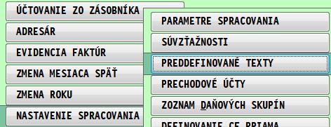 Účtovanie trţieb z ERP - riadok D.1. Pre správne nasmerovanie zaúčtovanej tržby z ERP do riadku D.1. musíte dodrţať novú formu poznámky!