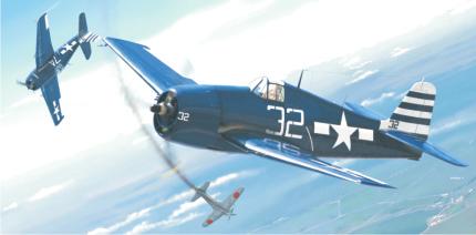 F6F-5 late 8 US WWII FIGHTER 1:8 SCALE PLASTIC KIT intro There are few aircraft types that took part in combat during World War Two, that can be described with such one sided outcomes in terms of