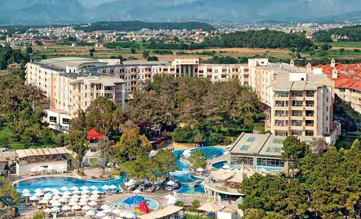 I Side - Sorgun RODINNÝ Hotel SUENO BEACH SIDE Vysoko kvalitný hotelový komplex Sueno Hotels Beach Side sa nachádza priamo na pláži, iba 2 km