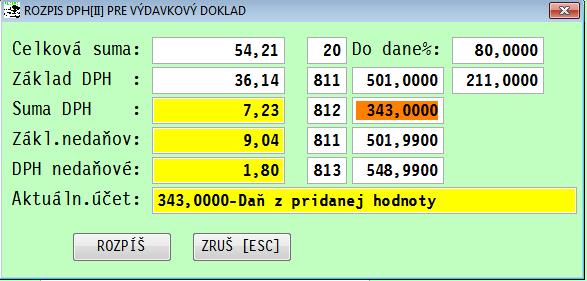 20, DPH a KV DPH spracovali 18,19 Podmienky: Skontrolovať/doplniť do zoznamu daňových skupín DS = 811 812 813 Otvorte modul PROLUC v časti VSTUP/OPRAVA otvorte NASTAVENIE SPRACOVANIA a ZOZNAM