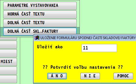 .. vyberte a potvrďte ponúknutú predvolenú textovú poloţku.