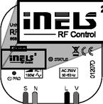 RFDE-7B Compatibility / Kompatibilita The device can be combined with all system components, controls and devices of ines RF Control and ines RF Control.