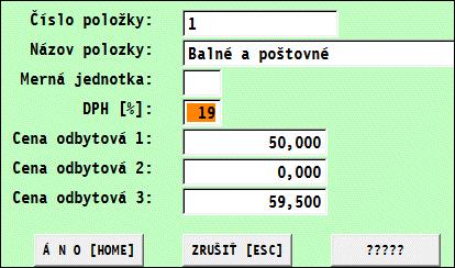 Zvoľte si Vytváranú cenu a Vytvor z ceny (tu asi zvolíte režim sám seba.. Koeficinet ďalej zadajte výsledok 1/30,1260, t.j. 0,0332. Nastavte zaokrúhlenie. A potvrďte ÁNO.