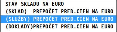 Funkcie Vám jednoducho prepočítajú zvolenú cenu konverzným kurzom.