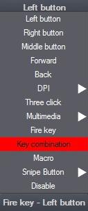 Snipe button This feature allows to perform actions requiring high precision appreciated by FPS players.