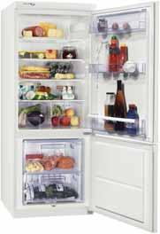 odmrazovanie chladničky extra hlboké a extra vysoké zásuvky na zeleninu priehľadné zásuvky v mrazničke čistý objem chladničky: 223 l čistý objem mrazničky: 92 l veľmi tichá: len 40 db automatické