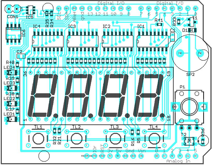 Popis hardvéru Arduino Shield pre súťaž ZENIT v elektronike Shield je zaužívaný názov pre hardvérové doplnky procesorových dosiek Arduino, ktoré nie sú obyčajne vybavené žiadnymi periférnymi obvodmi.