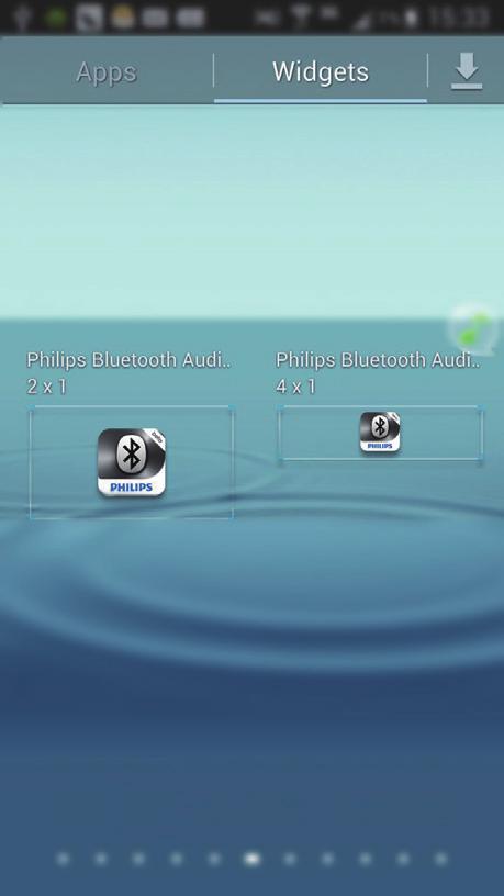 Bluetooth přidáním zkratky dokovacího systému na domovskou obrazovku vašeho zařízení se systémem Android. Pokud chcete tuto funkci využívat, doporučujeme stáhnout a nainstalovat bezplatnou aplikaci.