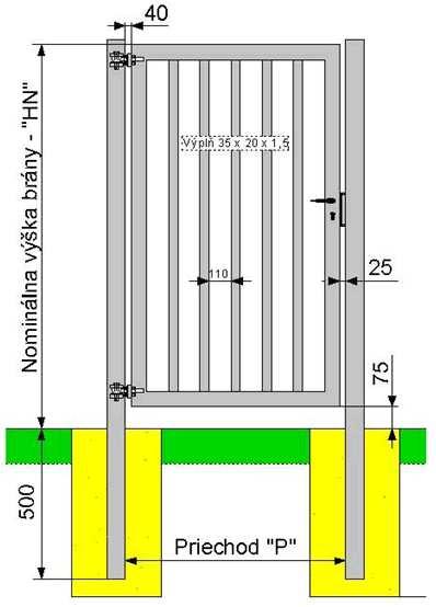 ESPACE PLUS 1k ESPACE PLUS 1k Profil bránky: F60 Nominálna výška "HN" 1000 1250 1500 1750 2000 Nominálna šírka 1000 1250 1500 2000 2500 Reálny rozmer krídla 955 1245 1535 1970 2550 Priechod "P" 1035