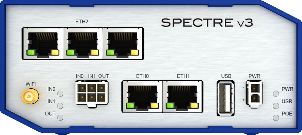 5. PROVEDENÍ ROUTERU 5. Provedení routeru 5.1 Varianty routerů Router SPECTRE v3 ERT je dodáván v níže uvedených variantách.