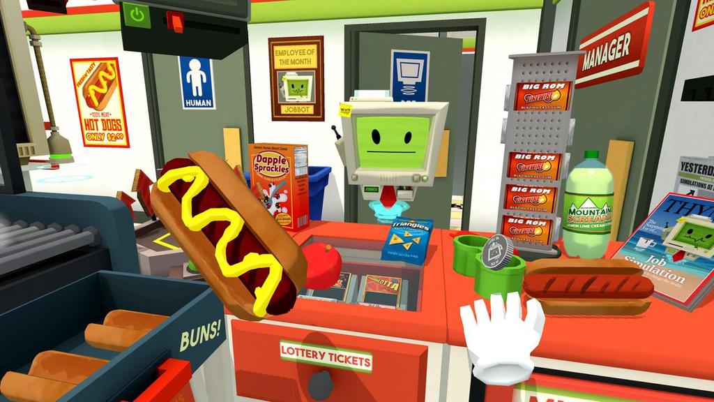 Job simulator (zážitková hra) Vyskúšaj si prácu predavača,