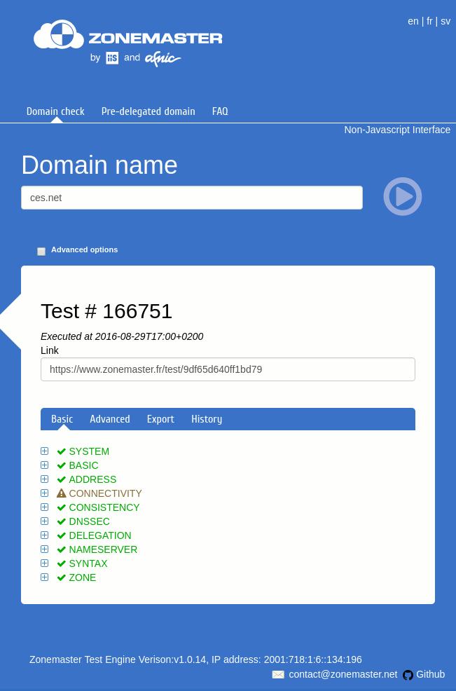 On-line kontroly DNSKEY alg=8, id=19036 DNSKEY alg=8, id=35886 DNSKEY alg=8, id=59085 DNSKEY alg=8, id=49656 DNSKEY alg=8, id=55565 DS digest alg=2 DS digest algs=1,2.