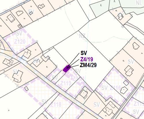 Z4/19, SV, 0,02 ha Plocha pro smíšené bydlení v k.ú. Dolní Žukov je z hlediska vlivů na životní prostředí a veřejné zdraví nekonfliktní.