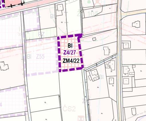 Z4/27, BI, 0,36 ha Plocha pro individuální bydlení v k.ú. Dolní Žukov je navržena v proluce stávající zástavby. V celém rozsahu vyžaduje zábor ZPF II.