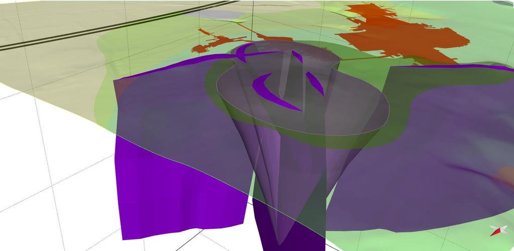 Předběžný 3D geologický model Vorläufiges 3D geologisches Modell Přeshraniční