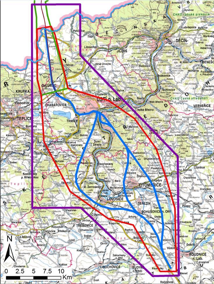 Lokalizace regionálního geologického modelu pro VRT Lokalisierung
