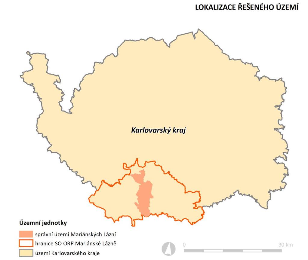 Samotné rozložení sídla a mikroregionální urbanistické návaznosti sídelní struktury vycházely z morfologických podmínek a existencí přírodních zdrojů v severní části města.