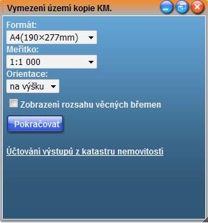 mapy.. V závislosti Tisk lze provést přímo volbou přednastavené tiskárny, nebo lze zvolit tisk do souboru buď ve formátu *.png, nebo ve formátu *.pdf.