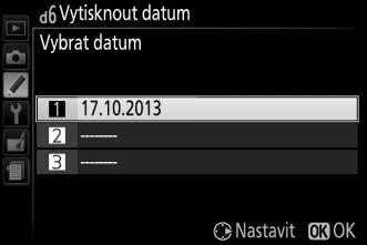 2 Zadejte další data nebo upravte existující data.