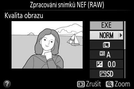 fotoaparátu. 2 Vyberte snímek. Pomocí multifunkčního voliče vyberte snímek (pro zobrazení vybraného snímku na celé obrazovce stiskněte a podržte tlačítko X).