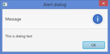 Dialogy (Alert) Podpora až od verze 8.