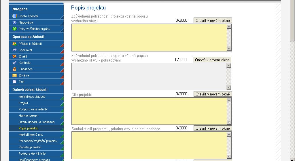 Popis projektu