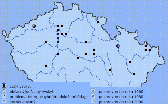 4. ZÁSTUPCI ŽAHAVCŮ V ČESKÉ REPUBLICE 61 Číslo GPS souřadnice 1 49 16 26.1 N 17 31 21.9 E 2 50 16 39.2 N 14 38 37.1 E 3 49 53 38.2 N 18 10 00.1 E 4 49 26 06.2 N 13 51 42.3 E 5 49 02 29.5 N 15 03 36.