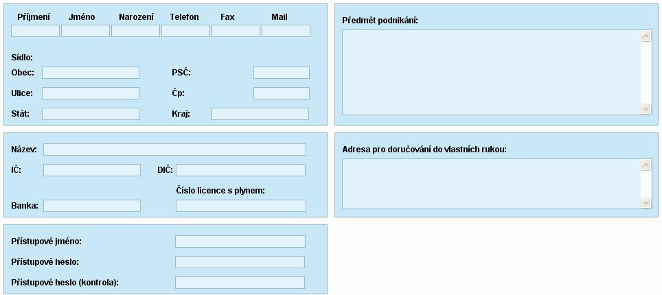 Fyzické osoby: Poznámka: Číslo licence s plynem je požadováno pouze u subjektů, kteří jsou držiteli energetické licence dle energetického zákona č. 458/2000 Sb. 11. Časový harmonogram 6. 4. 2018 Vyhlášení Aukce do 23.