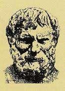 Starogrécky filozof Demokritos (450-420 pred n.