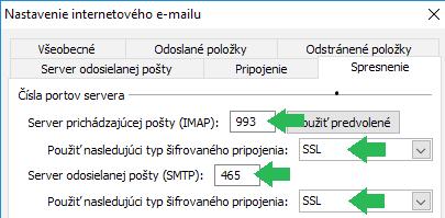 Protokol IMAP 9 Rozkliknite vaše konto. Následne sa vám otvorí nastavenie konta. Kliknite na Ďalšie nastavenia.