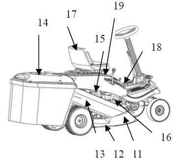 2. KENNZEICHNUNG DER MASCHINE UND IHRER BAUTEILE 2.1 KENNZEICHNUNG DER WESENTLICHEN BAUTEILE Die Maschine hat einige wesentliche Bauteile mit folgenden Funktionen: 11.