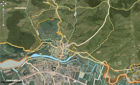 ROSCI0132 Oltul Mijlociu Cibin Hârtibaciu, conform datelor din planul propus Plan Urbanistic General Municipiul Făgăraş,