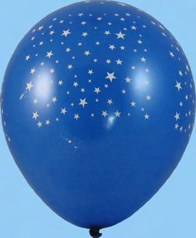 Luftballons bunt gemischt "S" 52099 = 100 = 100 Ø 30 cm Nafukoací